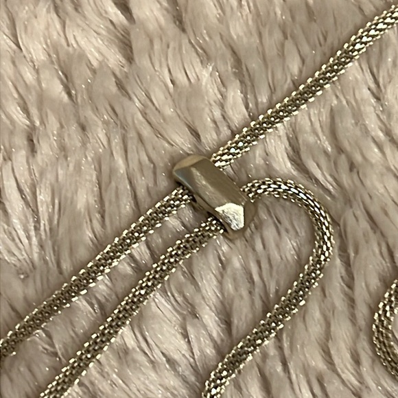 KENDRA SCOTT Inez Teal Agate Pendant Long Necklace - Picture 7 of 8